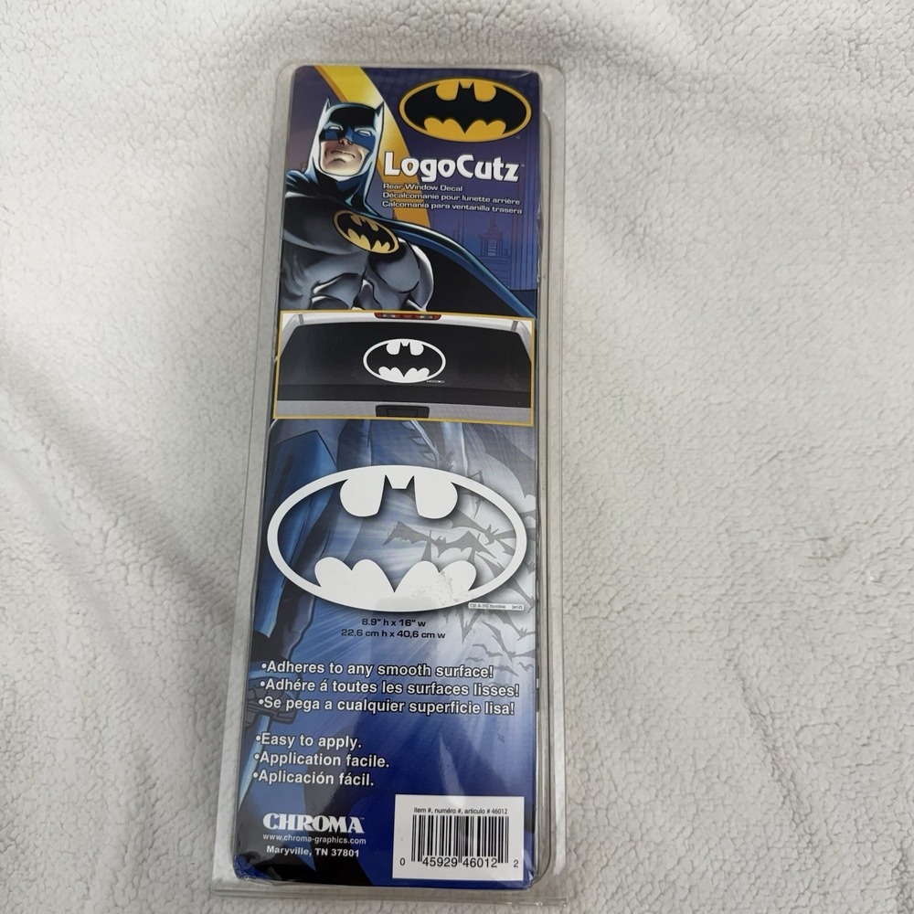 Chroma Batman Rear Window Decal LogoCutz 8.9x16 Car Sticker DC Comics‎